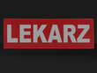 LEKARZ naszywka odblaskowa