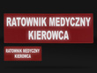 RATOWNIK MEDYCZNY KIEROWCA zestaw naszywek odblaskowych