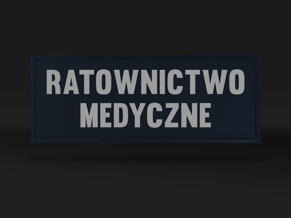 RATOWNICTWO MEDYCZNE naszywka odblaskowa