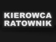 KIEROWCA RATOWNIK naszywka odblaskowa