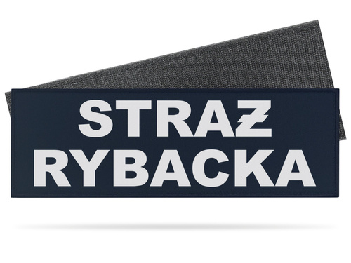 STRAŻ RYBACKA emblemat odblaskowy