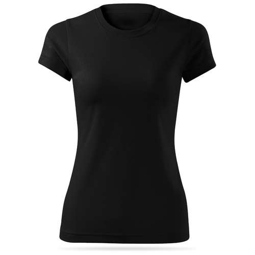 Termoaktywna koszulka szybkoschnąca damska - kolor czarny