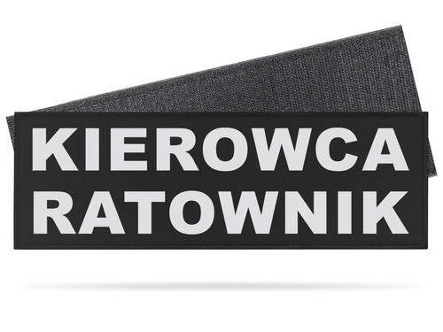 KIEROWCA RATOWNIK naszywka odblaskowa