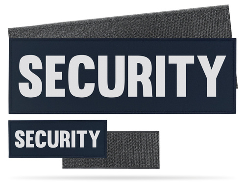 SECURITY zestaw emblematów odblaskowych