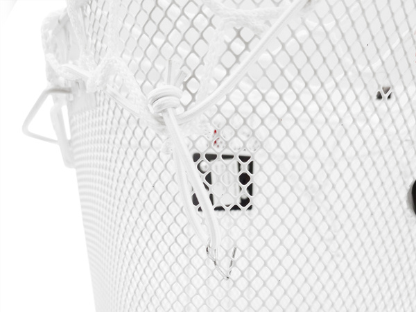 Metalowy koszyk rowerowy na przód JET HT-102-1 + siatka zabezpieczająca