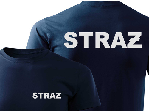 STRAŻ koszulka z nadrukiem