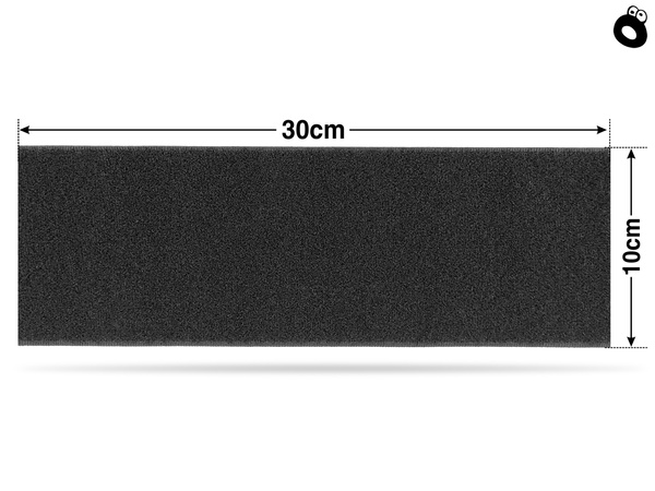 Taśma typu rzep do mocowania naszywek na odzieży - 30x10cm