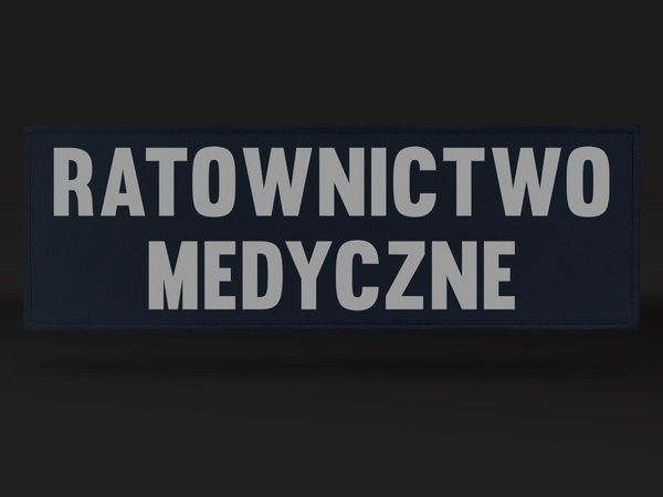 RATOWNICTWO MEDYCZNE naszywka odblaskowa