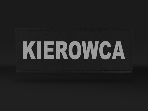 KIEROWCA naszywka odblaskowa