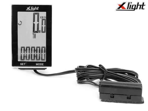 Rowerowy licznik przewodowy XLIGHT JY-M19-CL / 16 funkcji