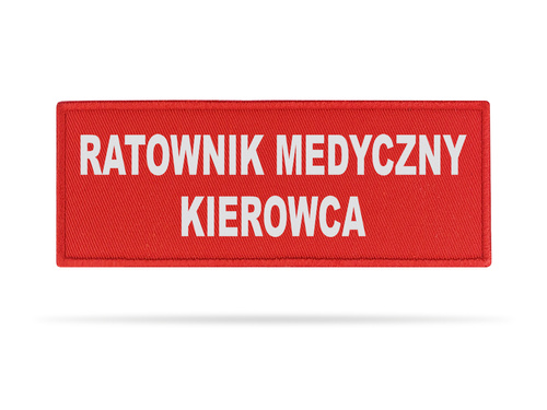 RATOWNIK MEDYCZNY KIEROWCA naszywka odblaskowa
