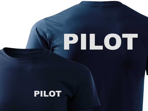 PILOT koszulka z nadrukiem