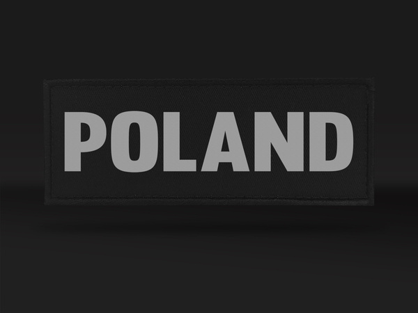 POLAND naszywka odblaskowa