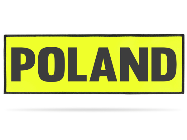 POLAND naszywka odblaskowa