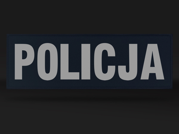 POLICJA naszywka odblaskowa