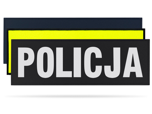 POLICJA naszywka odblaskowa