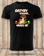 Koszulka bawełniana T-shirt nadruk GRZYBY DZWONIĄ - MUSZĘ IŚĆ