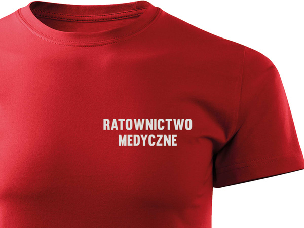 RATOWNICTWO MEDYCZNE koszulka z nadrukiem