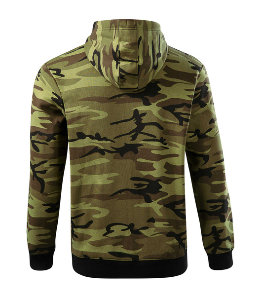 Myśliwska bluza z kapturem – zielona  camo
