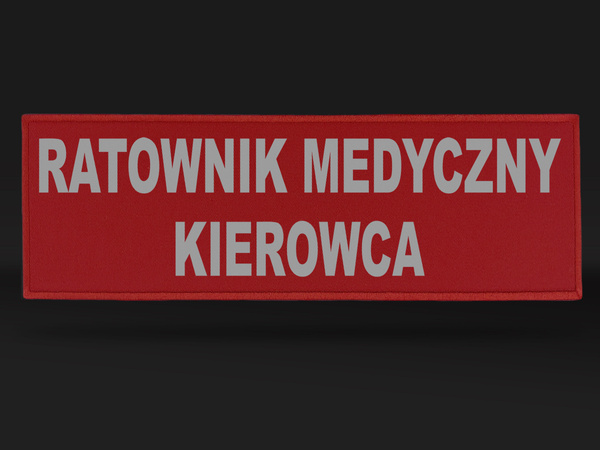 RATOWNIK MEDYCZNY KIEROWCA naszywka odblaskowa