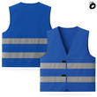 Kamizelka odblaskowa niebieska