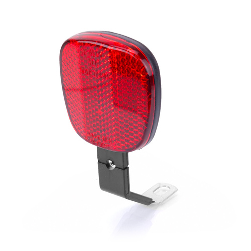 Odblask rowerowy czerwony na tył przykręcany na stopce