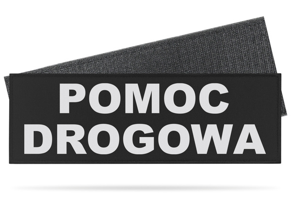 POMOC DROGOWA naszywka odblaskowa
