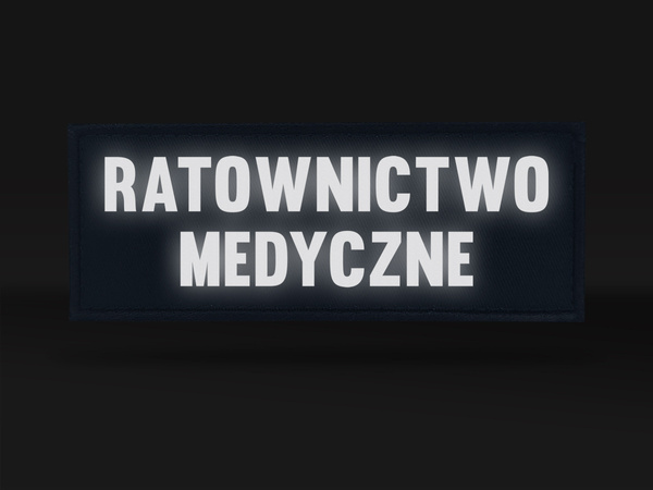 RATOWNICTWO MEDYCZNE naszywka odblaskowa