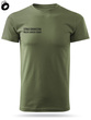Koszulka męska T-shirt nadruk STRAŻ GRANICZNA - POLISH BORDER GUARD - khaki
