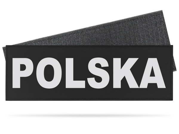 POLSKA naszywka odblaskowa