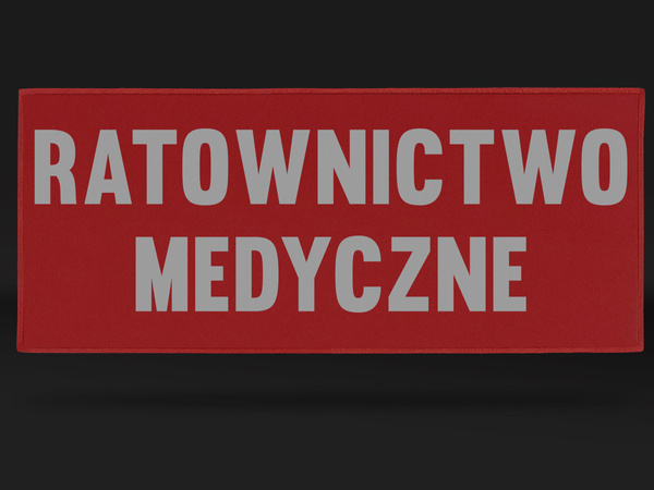 RATOWNICTWO MEDYCZNE naszywka odblaskowa