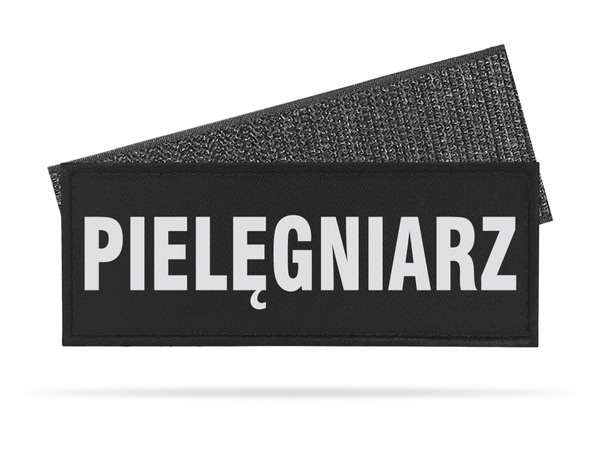 PIELĘGNIARZ naszywka odblaskowa