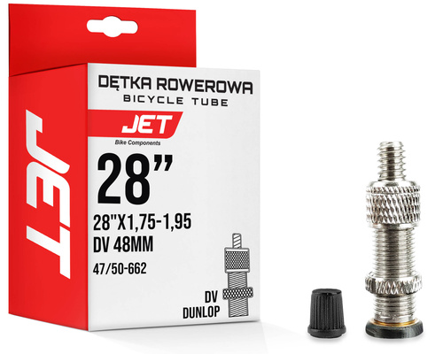Dętka JET 28" x 1,75 - 1,95 (47/50 - 622) DV-48mm