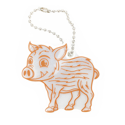 Zawieszka odblaskowa na łańcuszku - WARCHLAK