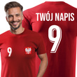 Bawełniana koszulka męska T-shirt z TWOIM NAPISEM I NUMEREM