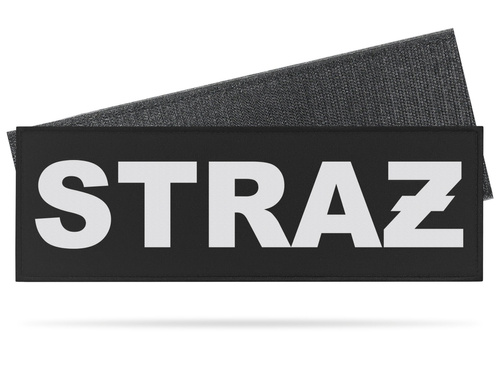 STRAŻ naszywka odblaskowa