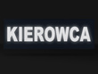 KIEROWCA naszywka odblaskowa 