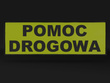 POMOC DROGOWA naszywka odblaskowa