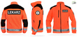 Bluza polarowa z emblematami LEKARZ