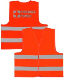 PIERWSZA POMOC kamizelka odblaskowa