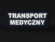 TRANSPORT MEDYCZNY emblemat odblaskowy
