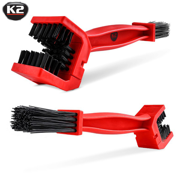 Zestaw do czyszczenia napędu: szczotka do łańcucha K2 / zmywacz K2 / olej BRUNOX Top-Kett