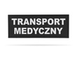 TRANSPORT MEDYCZNY naszywka odblaskowa