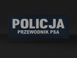 POLICJA PRZEWODNIK PSA naszywka odblaskowa 