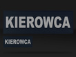 KIEROWCA zestaw naszywek odblaskowych