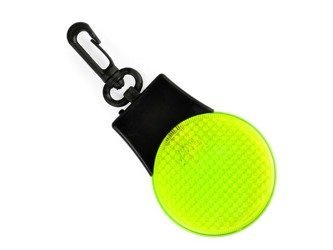 Zawieszka odblaskowa twarda – LED żółta