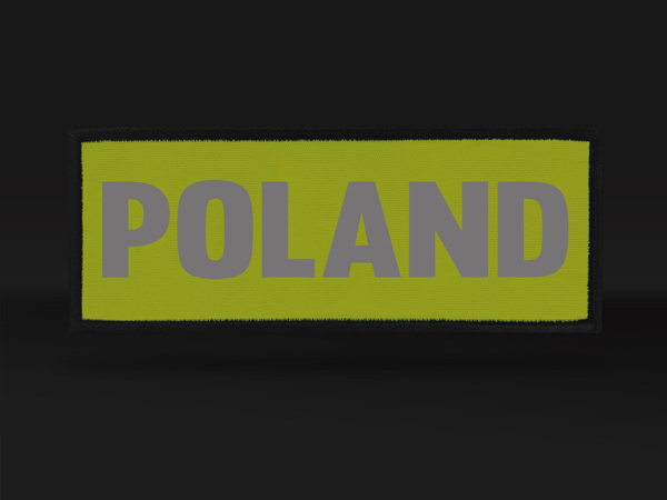 POLAND naszywka odblaskowa