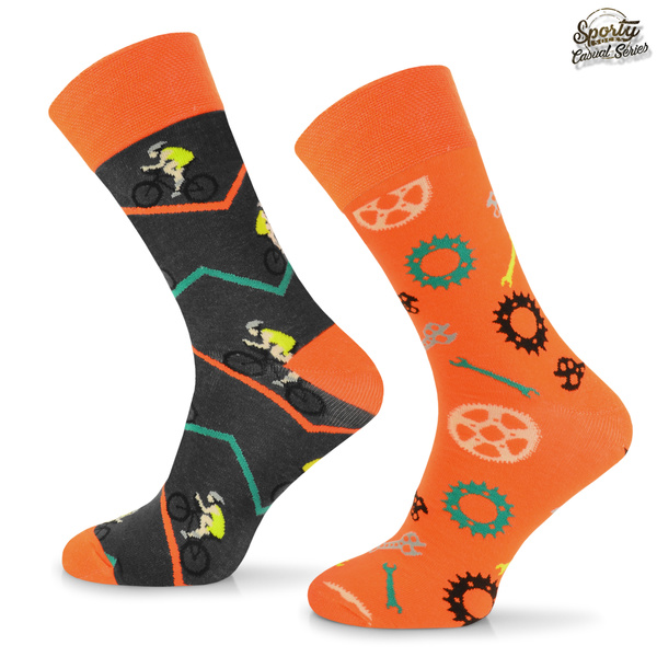 Zestaw kolorowych skarpetek SM1 2PAK - Rowery