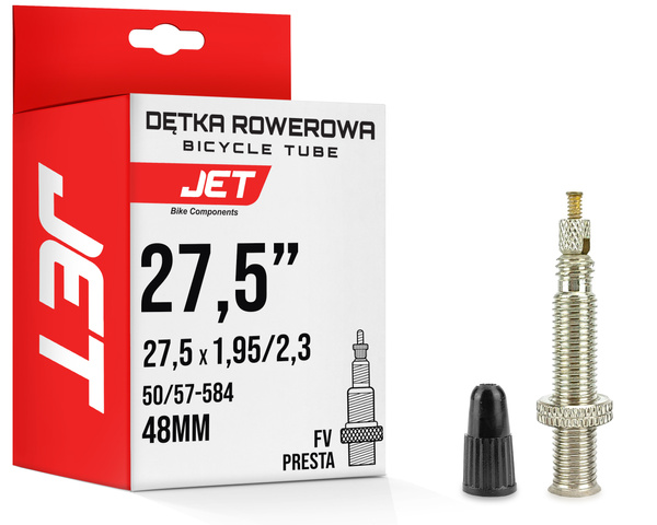 Opona rowerowa MTB - BlackOne 27,5x2,10 + dętka JET zawór Presta