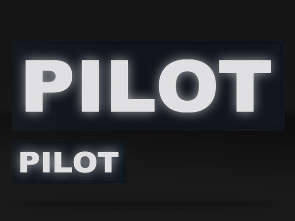 PILOT zestaw naszywek odblaskowych